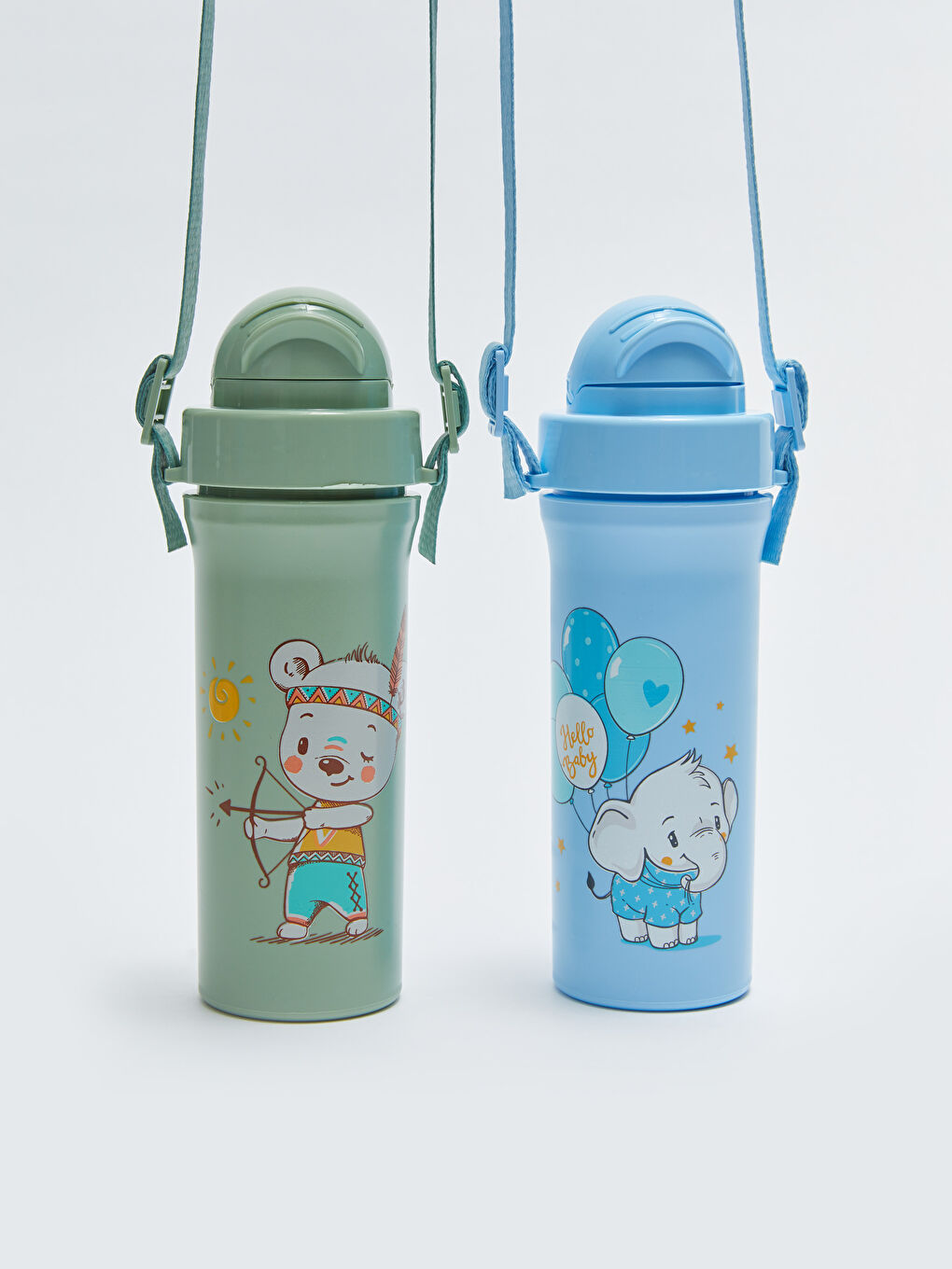 Karışık Baskılı Kız Bebek Suluk 300 ml