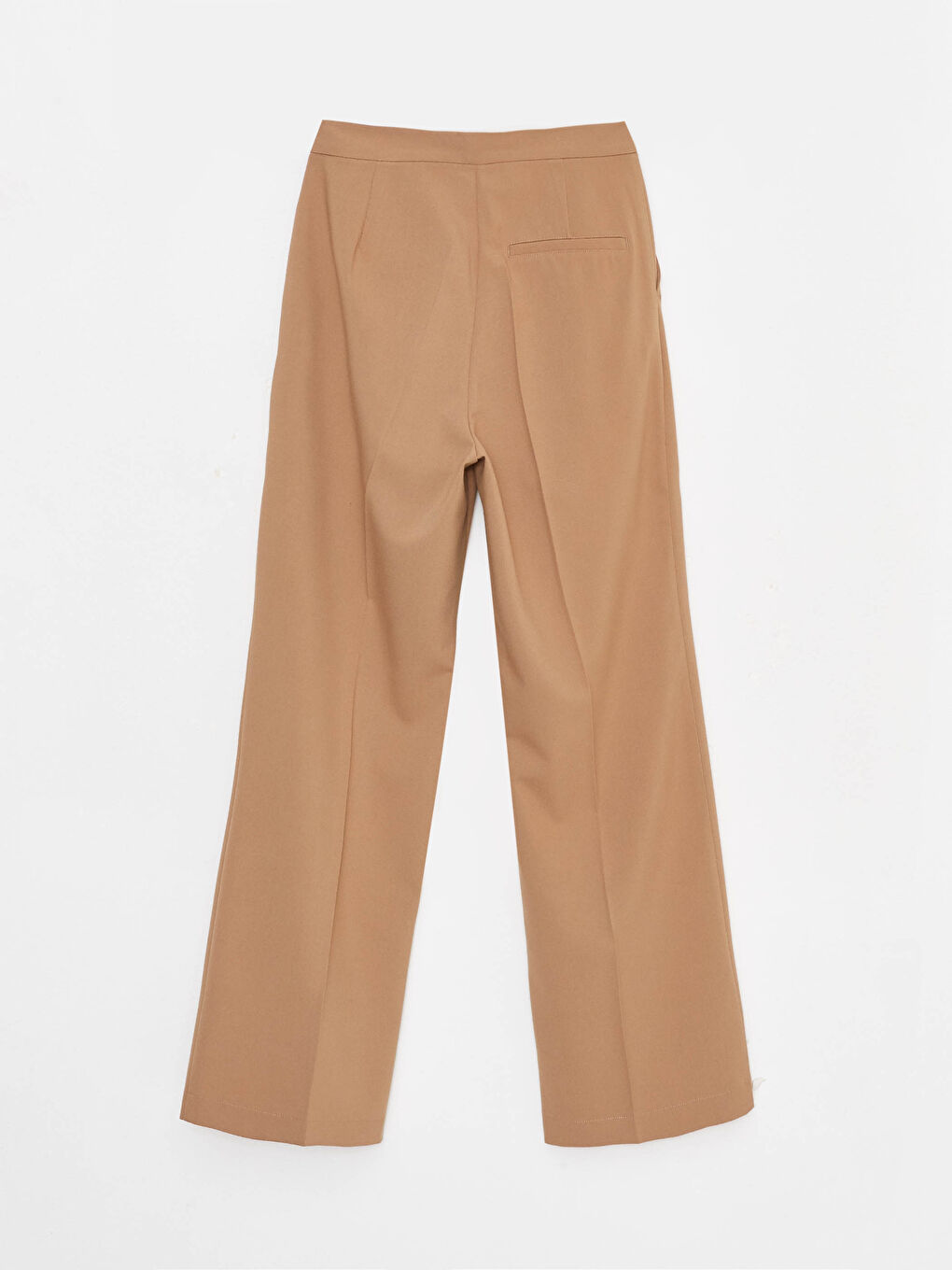 Sarı Kadın Standart Fit Düz Pantolon-6