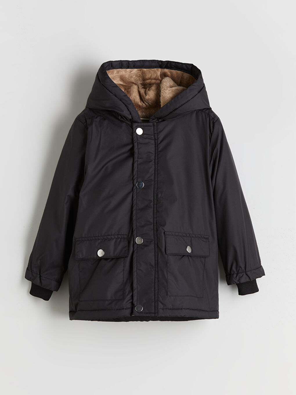 Kapüşonlu Erkek Çocuk Mont