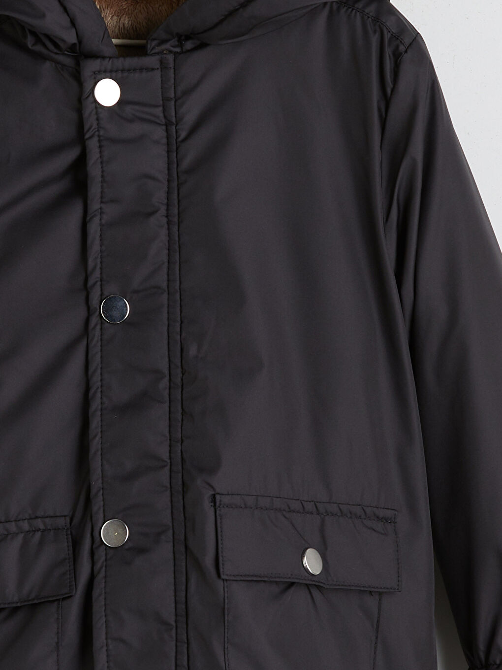 Kapüşonlu Erkek Çocuk Mont-2