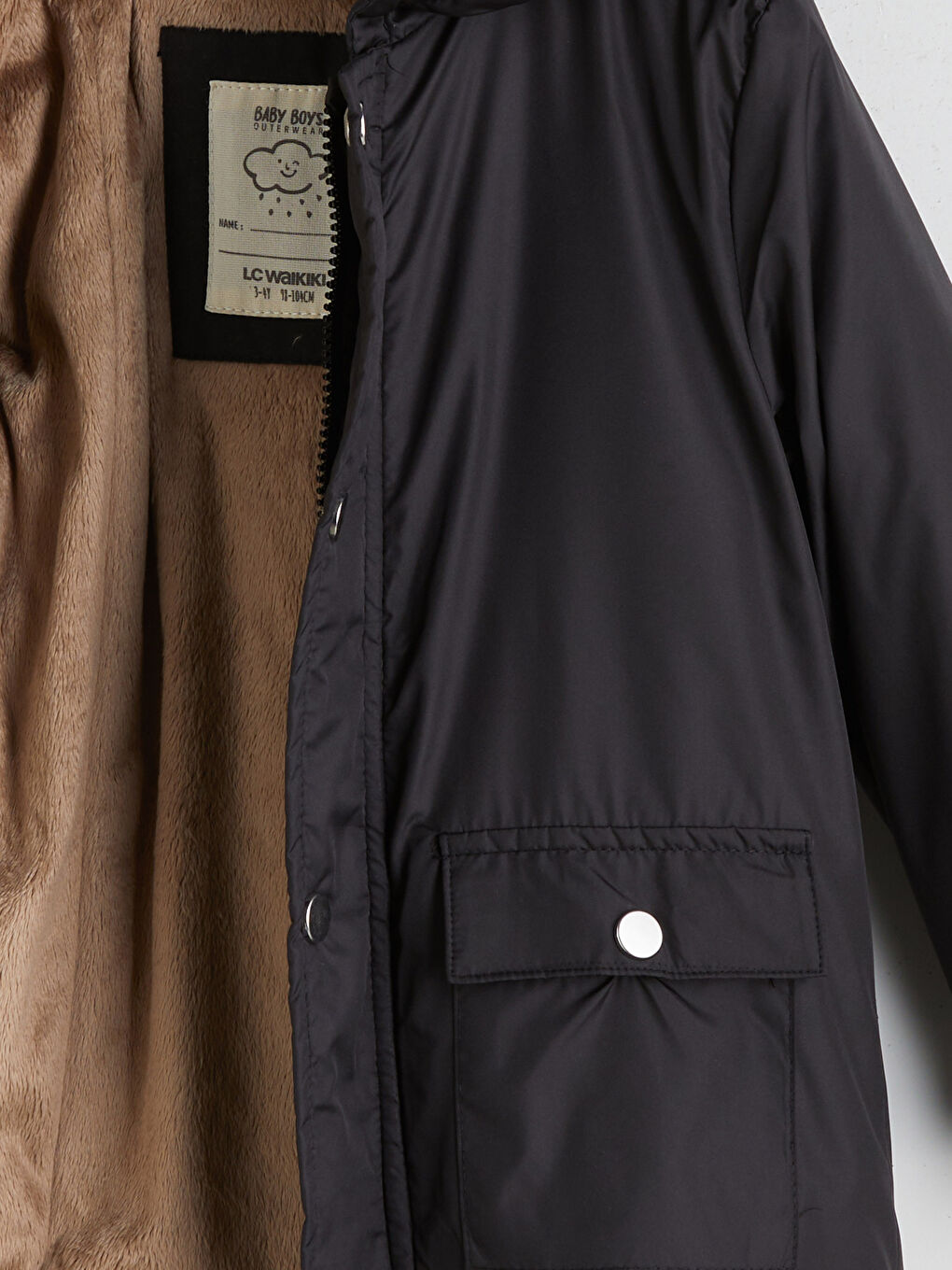 Kapüşonlu Erkek Çocuk Mont-3