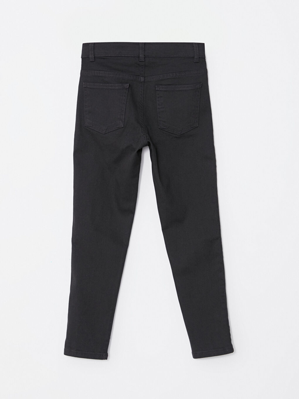 Antrasit Super Skinny Fit Basic Gabardin Erkek Çocuk Pantolon-1