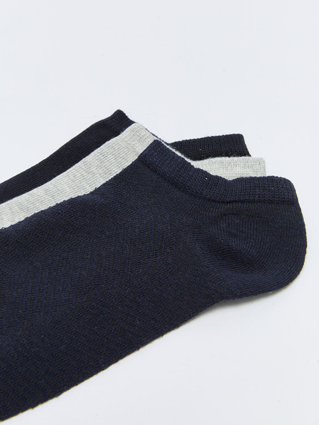 Plain Men's Trainer Socks 3-pack-2