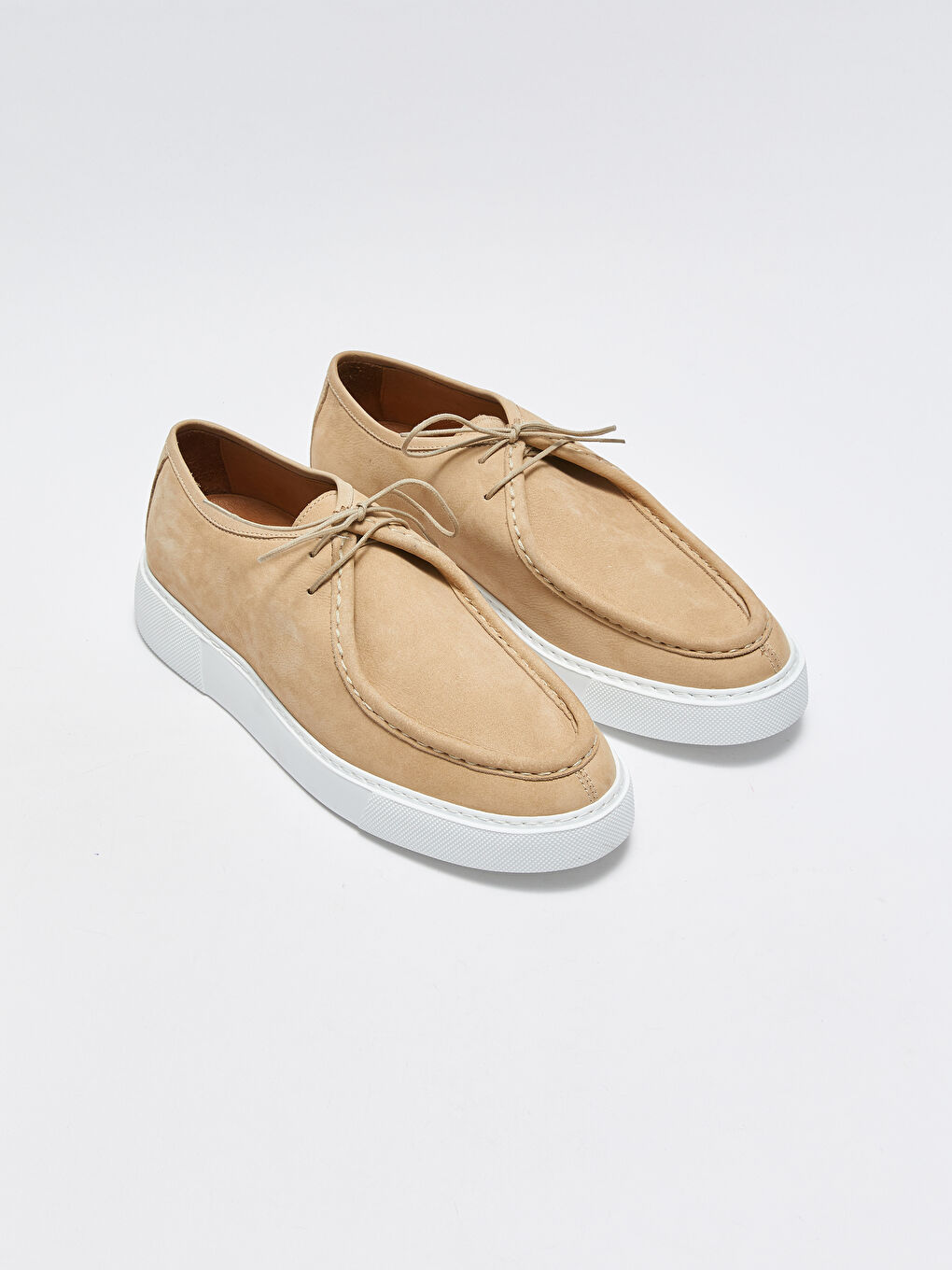 Bej Süet Görünümlü Erkek Klasik Ayakkabı