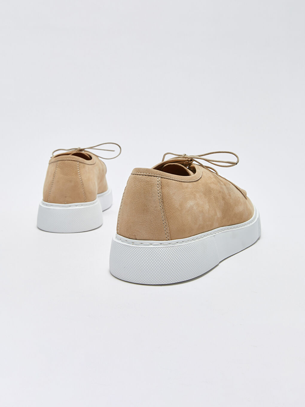 Bej Süet Görünümlü Erkek Klasik Ayakkabı-3
