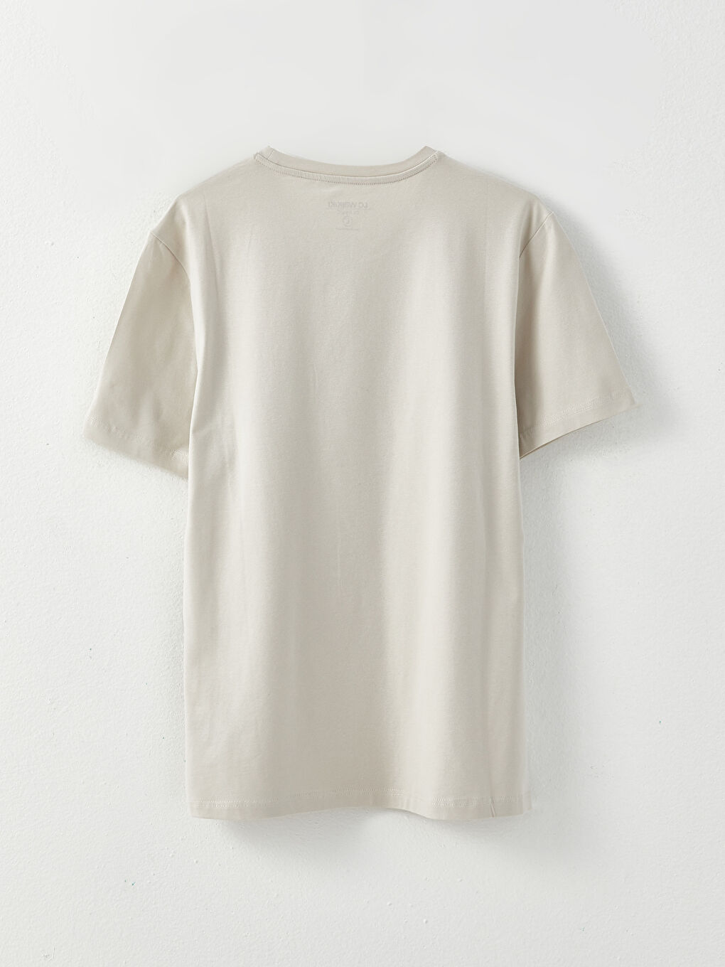 Crew Neck Short Sleeve Printed Combed Cotton Men's T-shirt-6