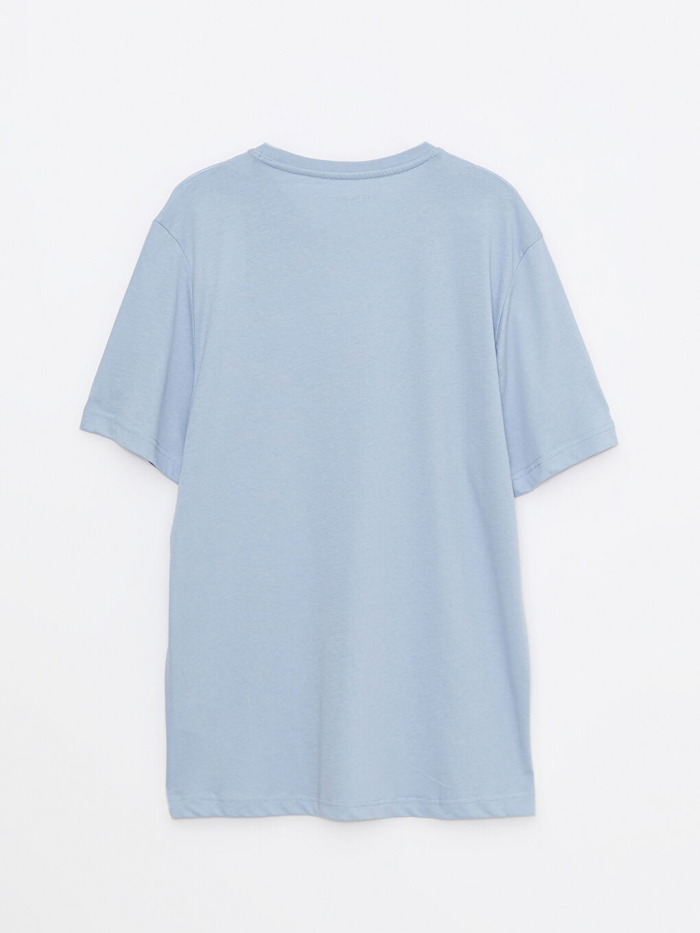 Crew Neck Short Sleeve Printed Combed Cotton Men's T-shirt-6