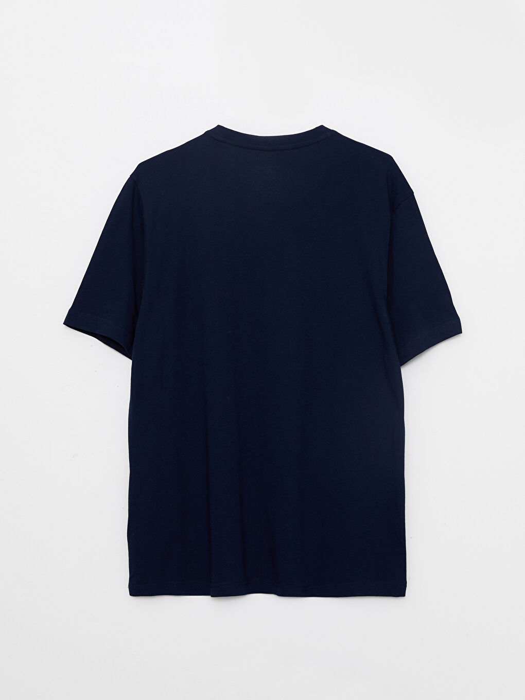 تيشيرت رجالي كم قصير مطبوع بياقة دائرية-6