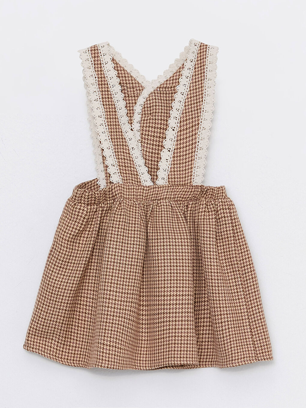 Karışık Desenli Kız Bebek Salopet Etek-1