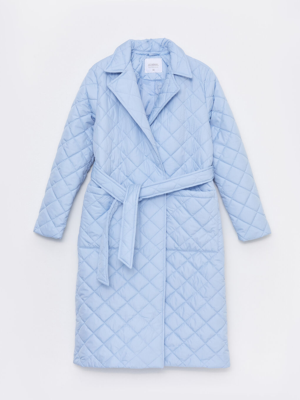Jacket Collar Quilted Women's Puffer Coat-1