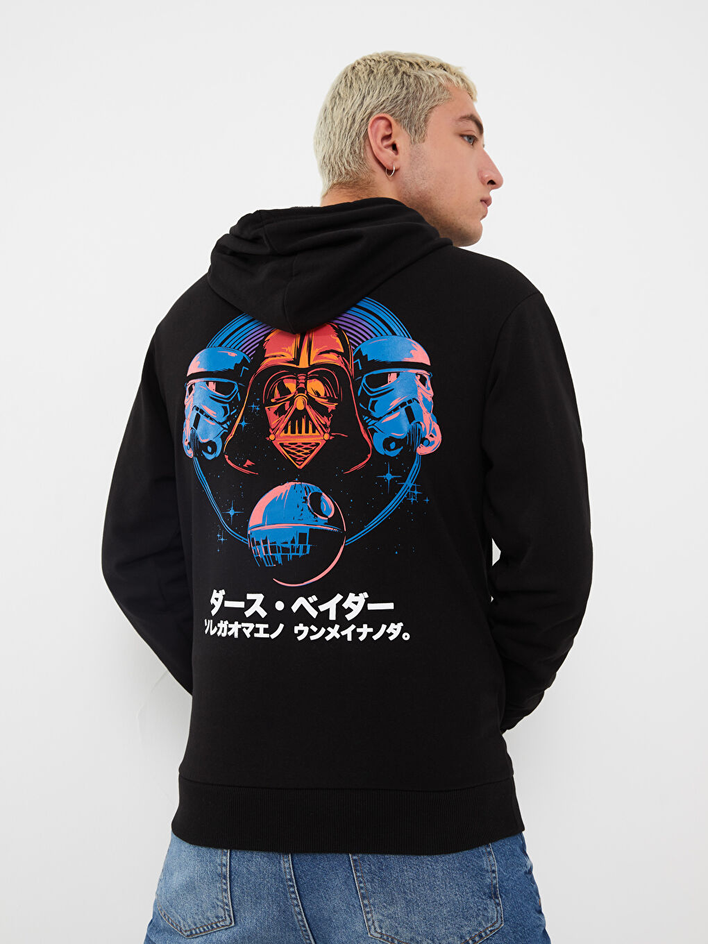 XSIDE Long Sleeve Star Wars Printed Men's Thick Hoodie -W2HE75Z8-CVL