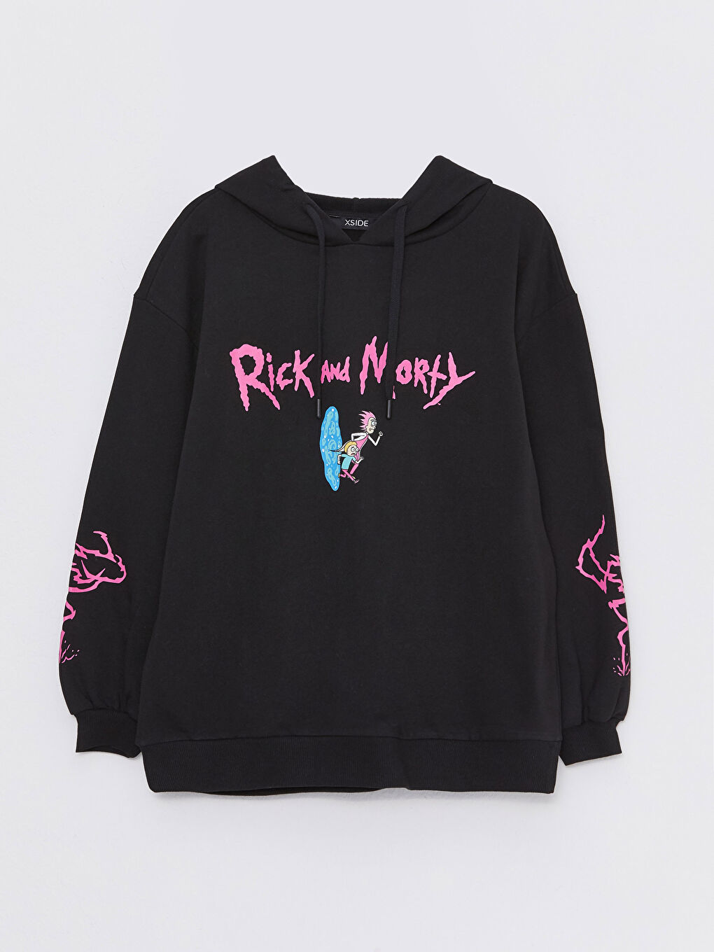 Ricky and Morty Printed Women's Thick Hoodie-5