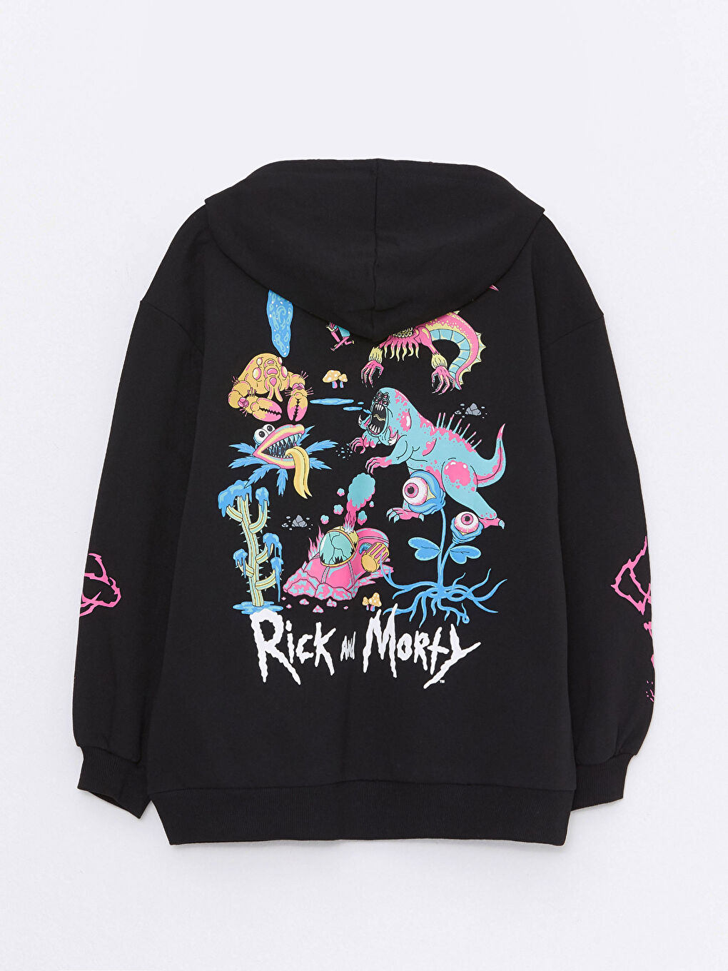 Ricky and Morty Printed Women's Thick Hoodie-6