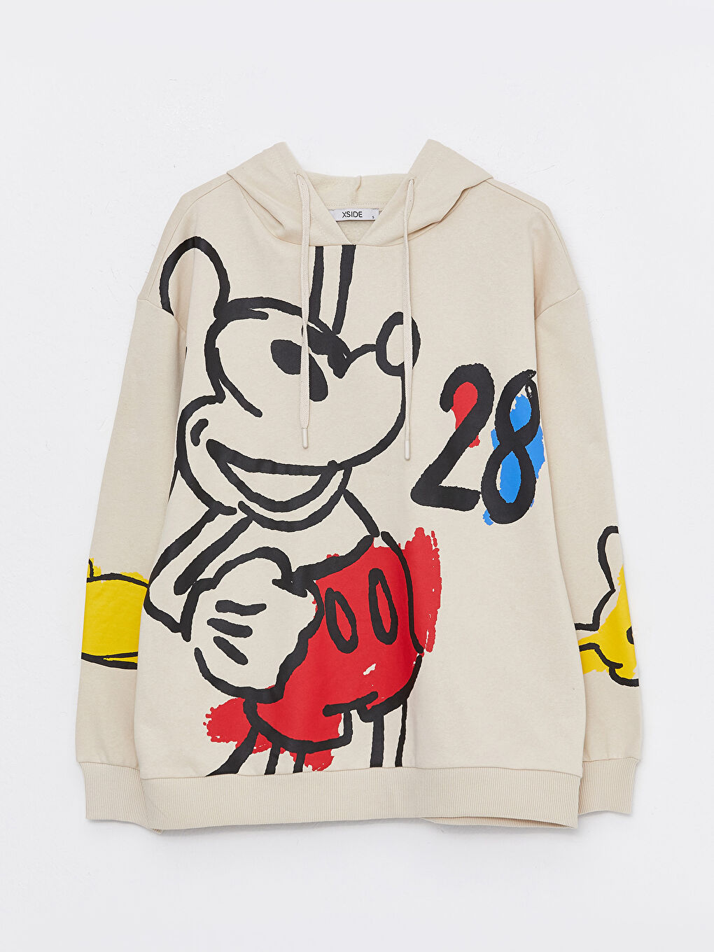 Mickey Mouse Printed Women's Thick Hoodie-4