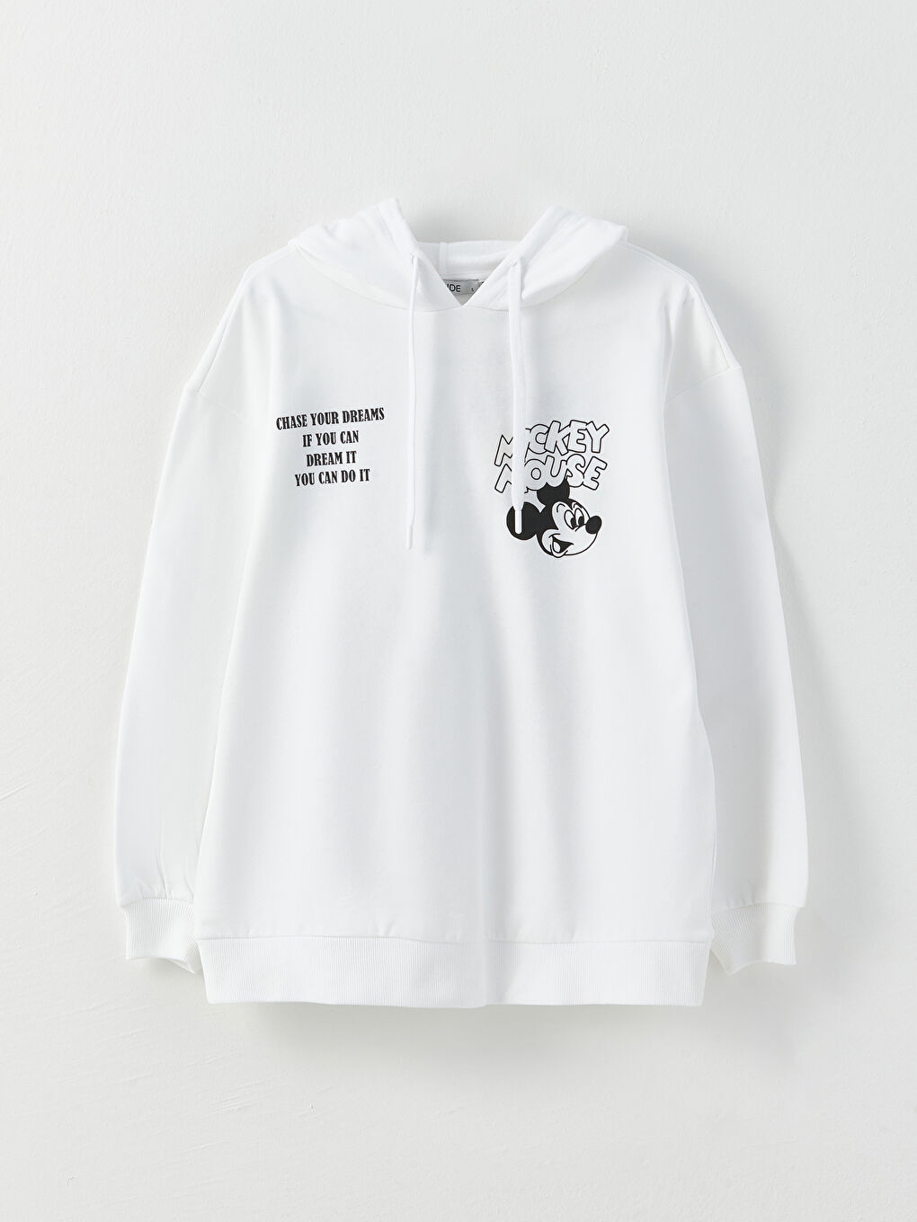 Mickey Mouse Printed Women's Thick Hoodie-7