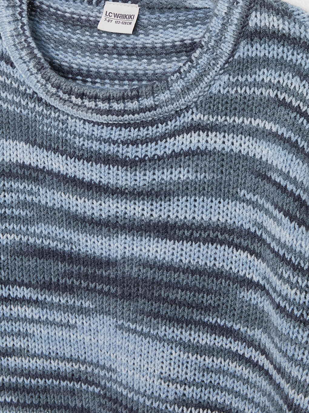 Pull-over À Motifs Manches Longues Garçon Col Rond-6