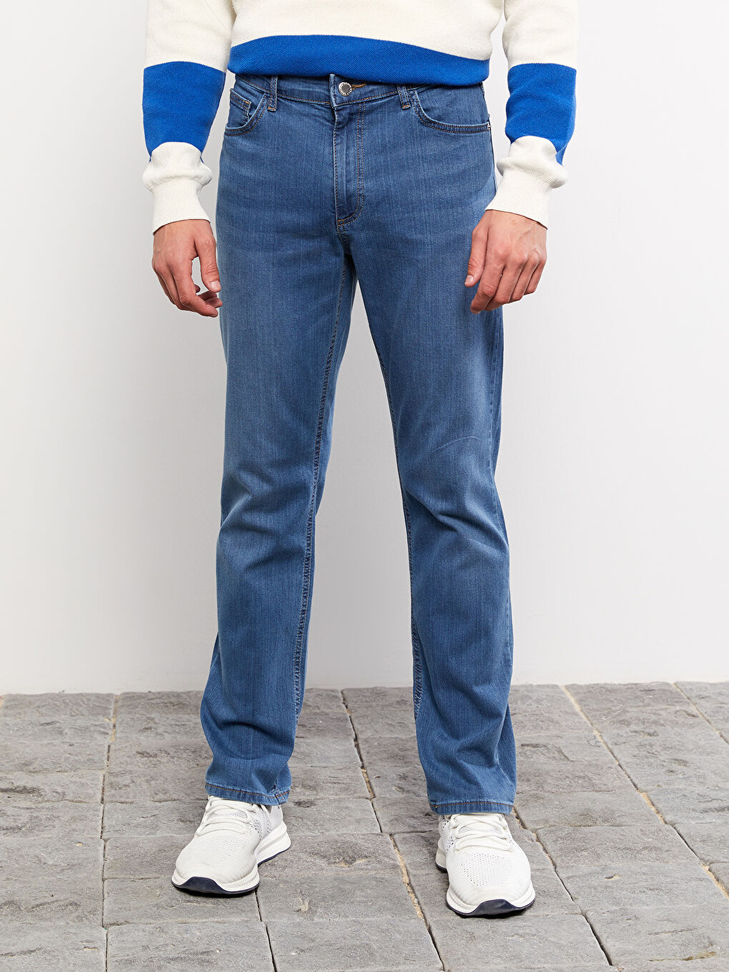 İndigo 790 Rahat Kalıp Erkek Jean Pantolon-2