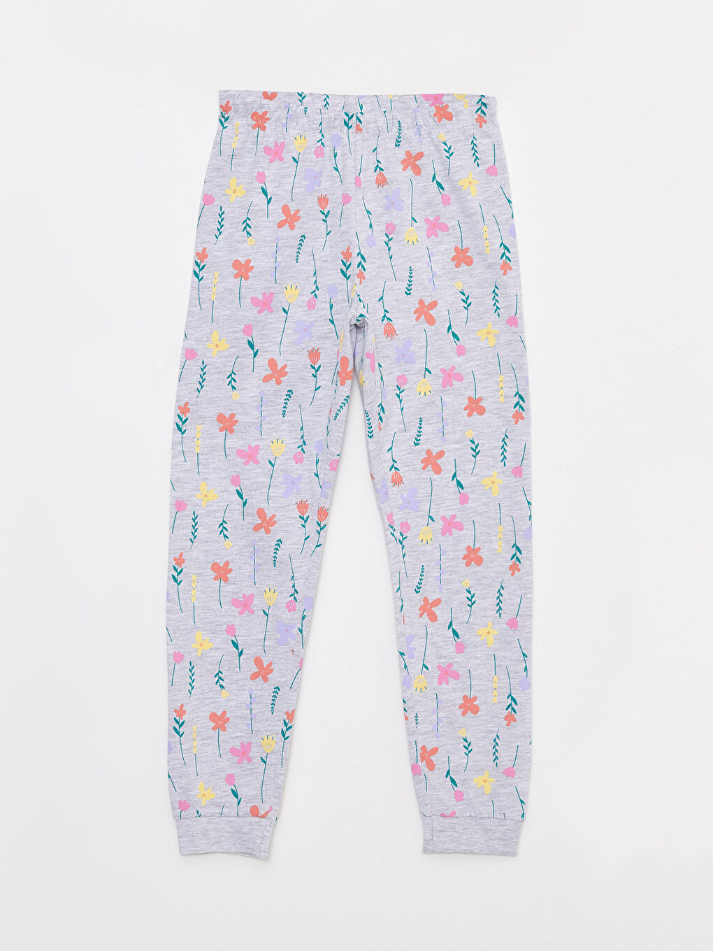 Pembe Bisiklet Yaka Baskılı Uzun Kollu Kız Çocuk Pijama Takımı-2