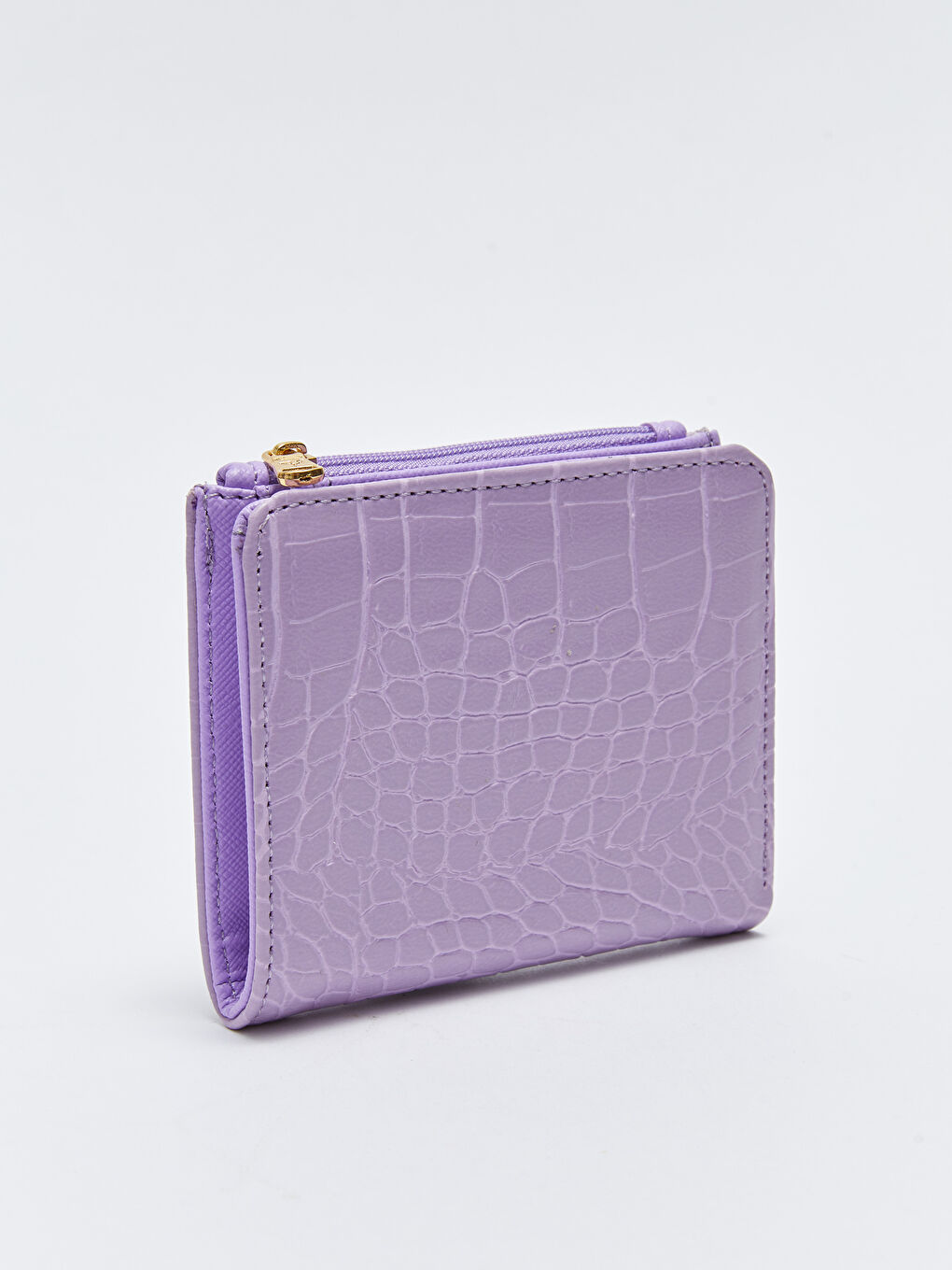 LCW ACCESSORIES Kunstleder-Geldbörse mit Krokodil-Effekt für Damen -W2HG81Z8-SQQ