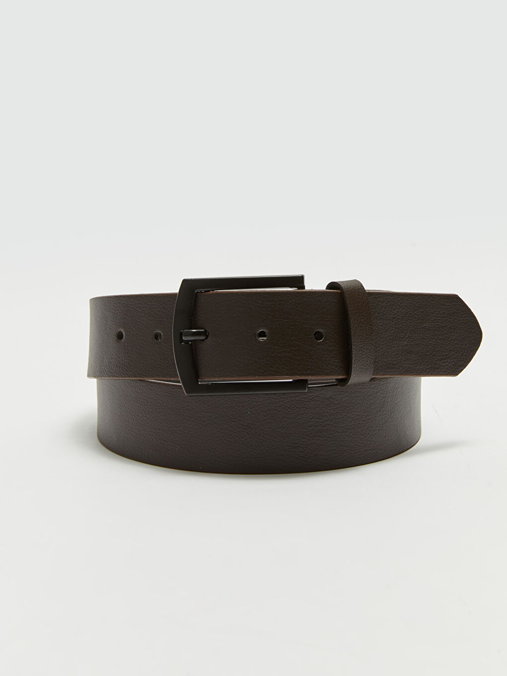 Kahverengi Deri Görünümlü Erkek Kemer