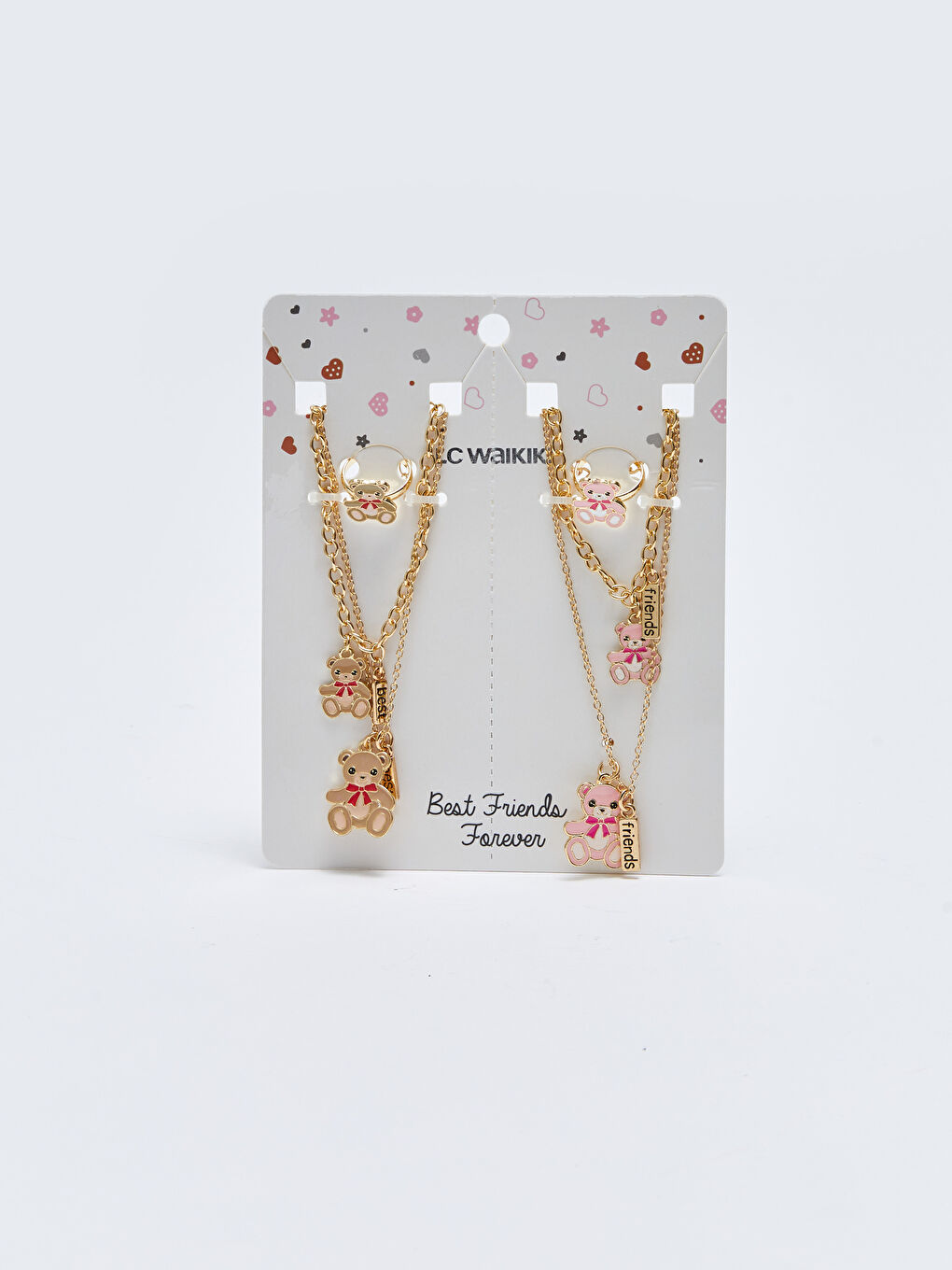 Karışık Best Friend Kız Çocuk Takı Seti