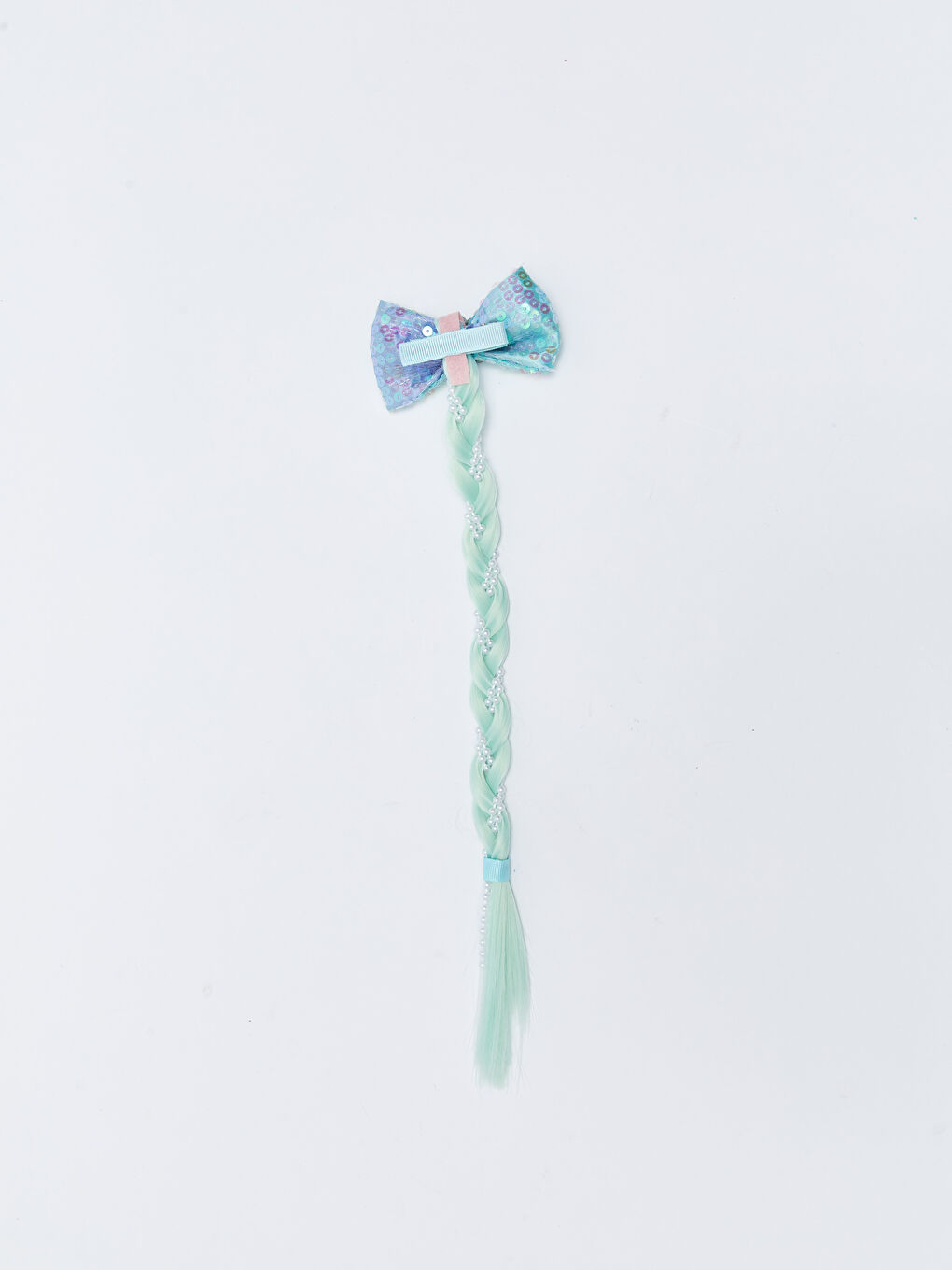 Frozen Printed Braided Hair Detail Girl's Hairpin-3