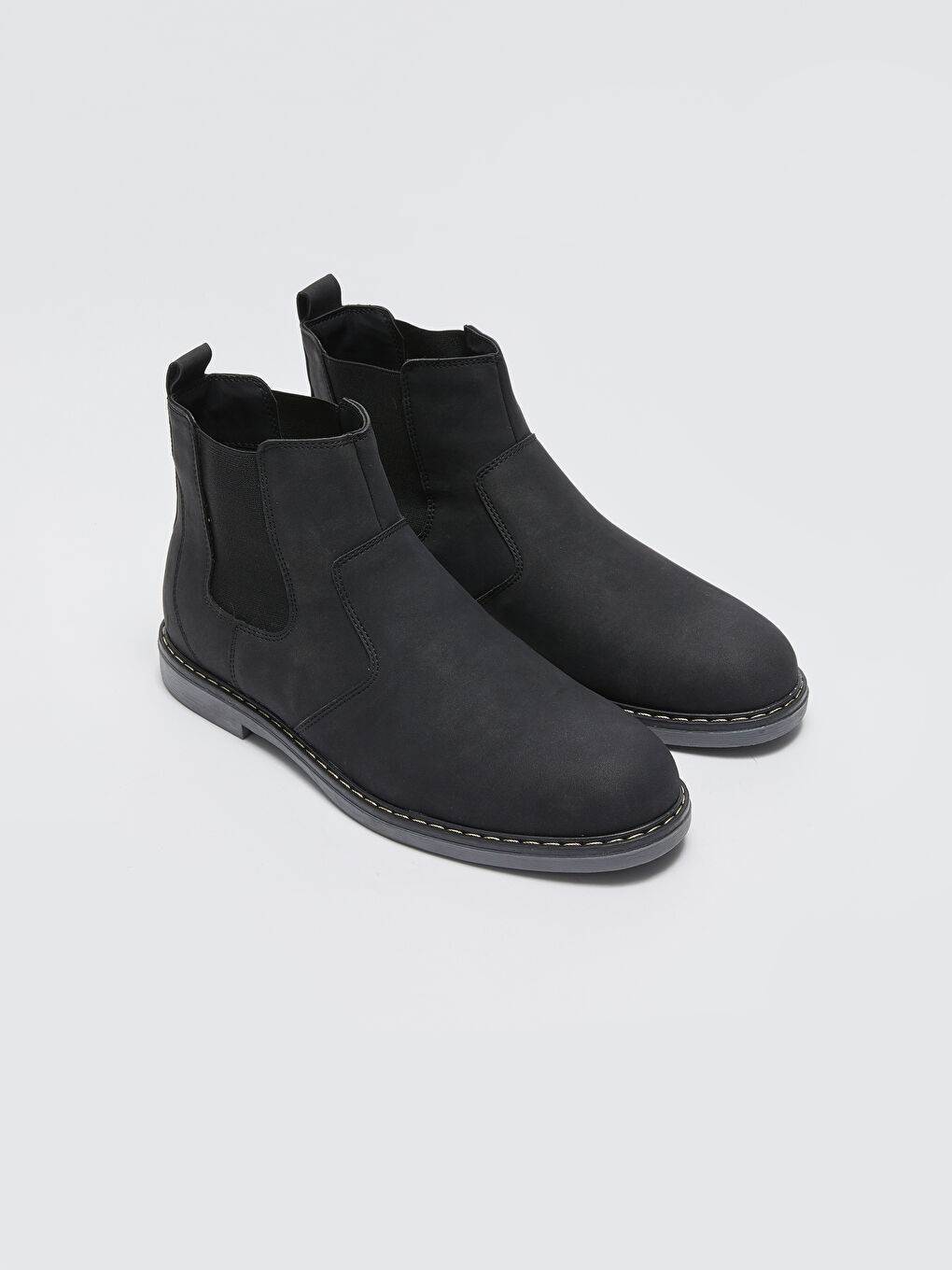 Suede Look Ankle-Length Men's Boots