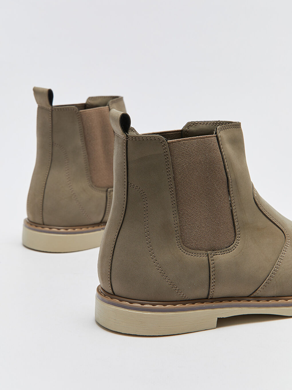 Kahverengi Süet Görünümlü Bilek Boy Erkek Bot-3