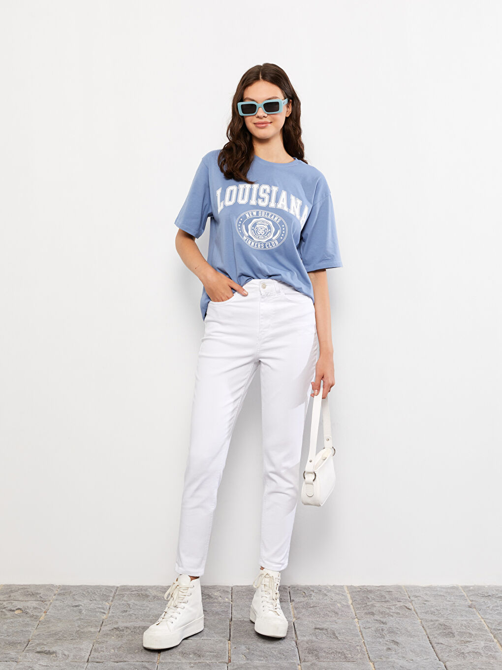 High Waist Slim Fit Women's Rodeo Jeans-1