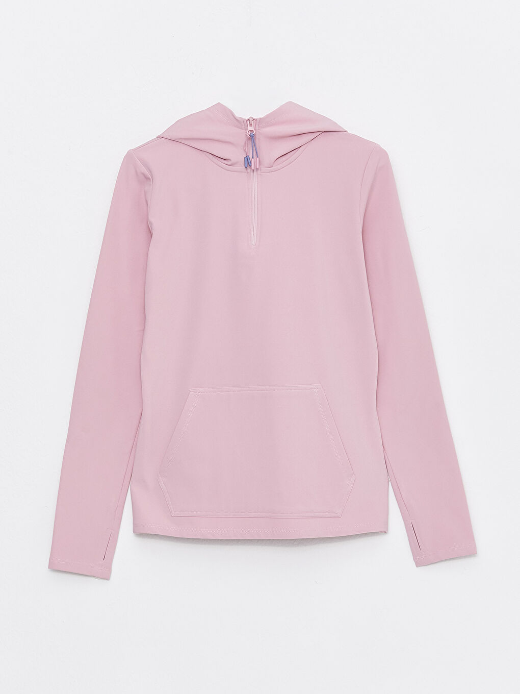 LCW OUTDOOR Pembe Leylak Baskılı Uzun Kollu Kadın Hoodie - 5