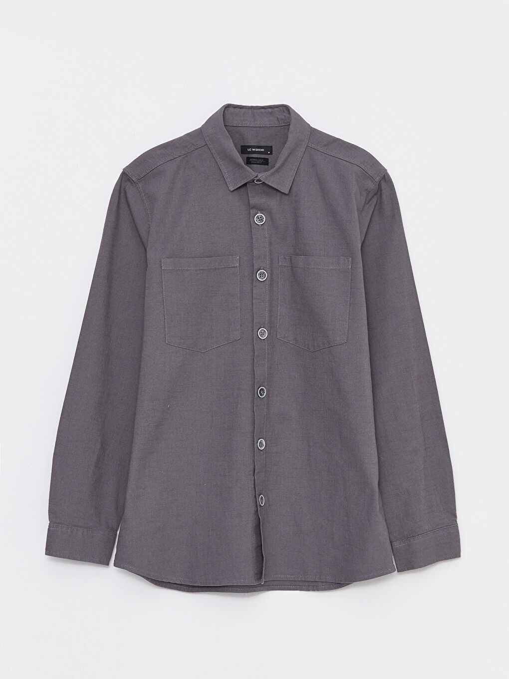 LCW ECO Regular Fit Long Sleeve Men's Shirt -W2HJ42Z8-JNM