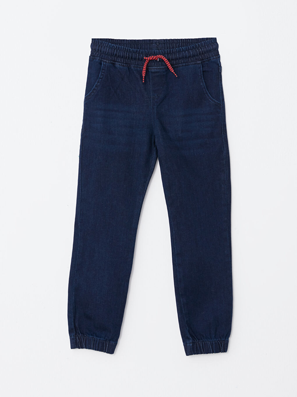 Elastic Waist Basic Boy Jean Jogger Trousers