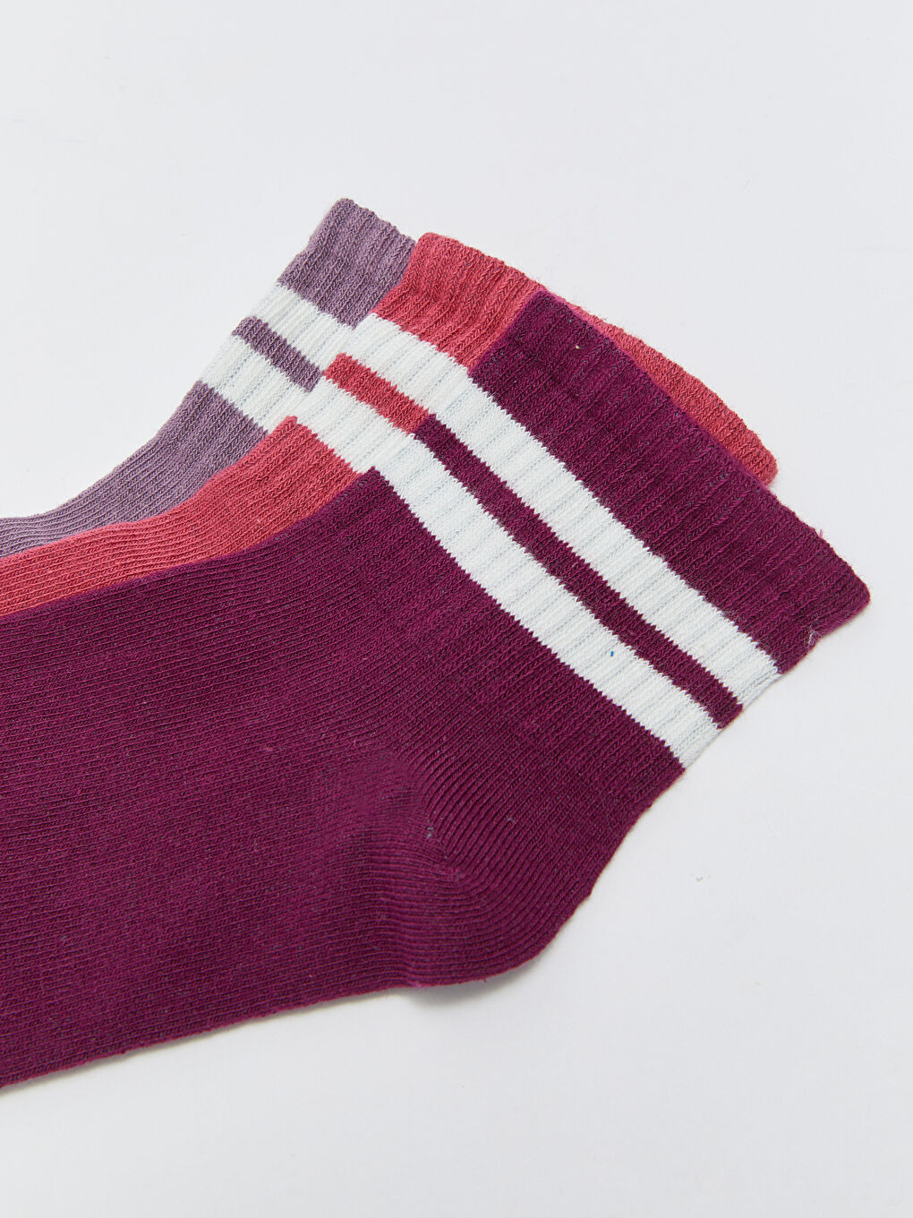 LCW ECO Striped Women's Ankle Socks 3-packs -W2HL15Z8-SND
