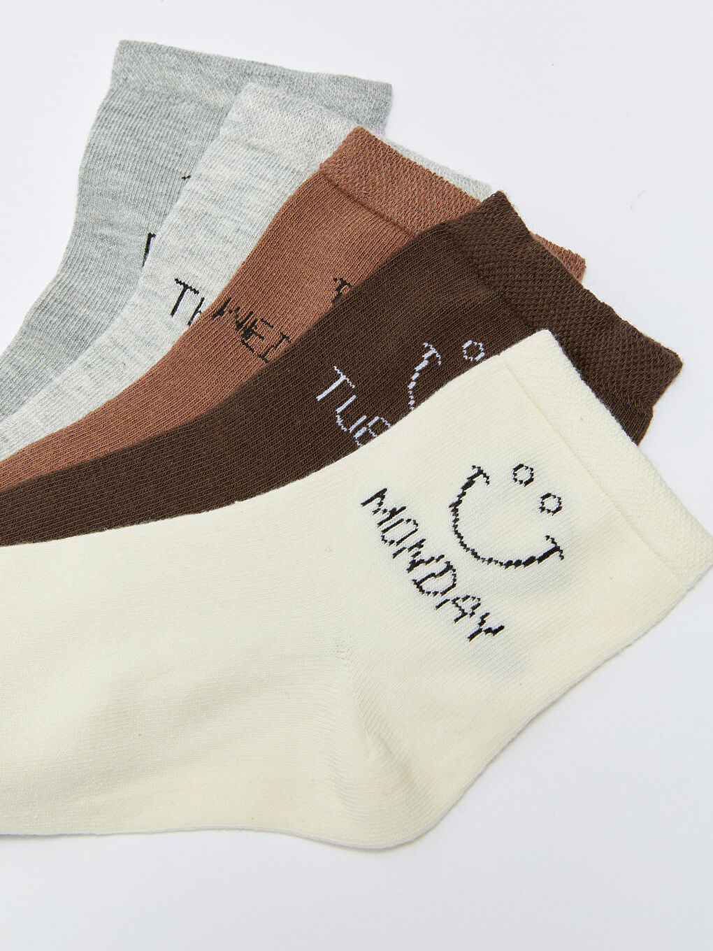 Printed Women's Ankle Socks 5 Pack-2