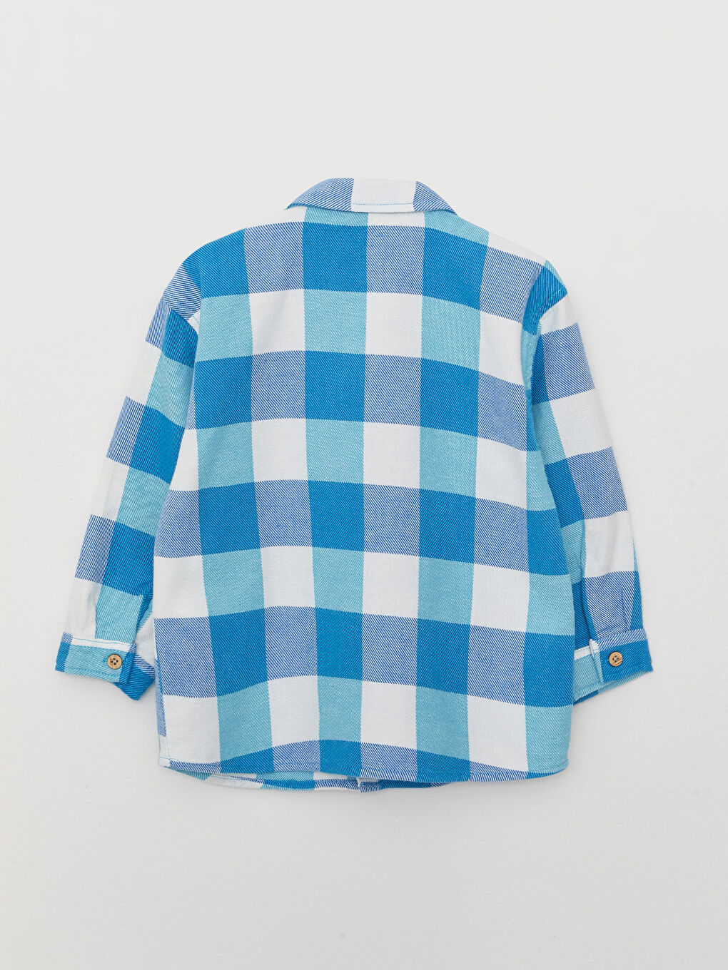 LCW baby Long Sleeve Plaid Patterned Baby Boy Shirt -W2HM12Z1-LKY