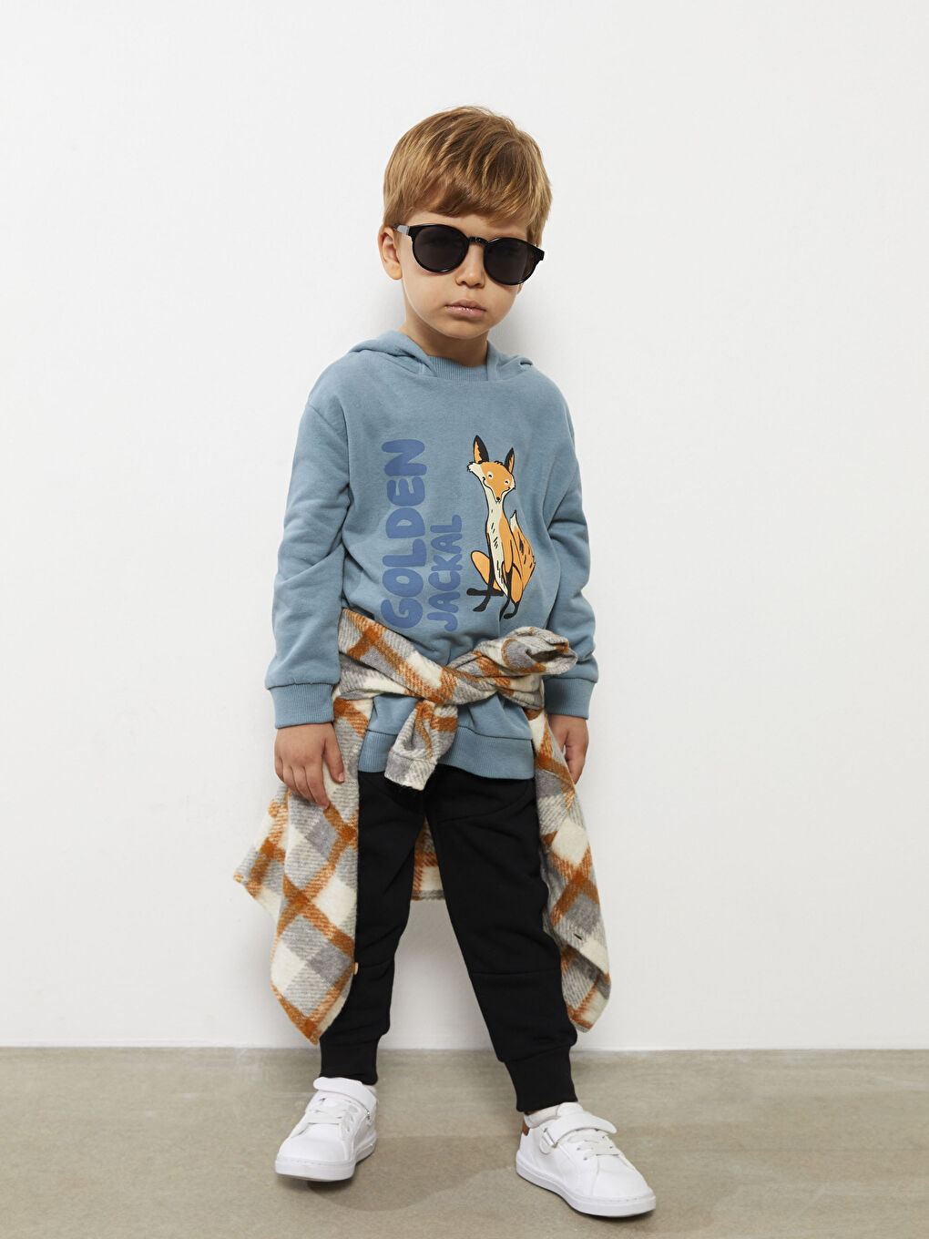 Siyah Beli Lastikli Basic Erkek Bebek Jogger Eşofman Alt-1