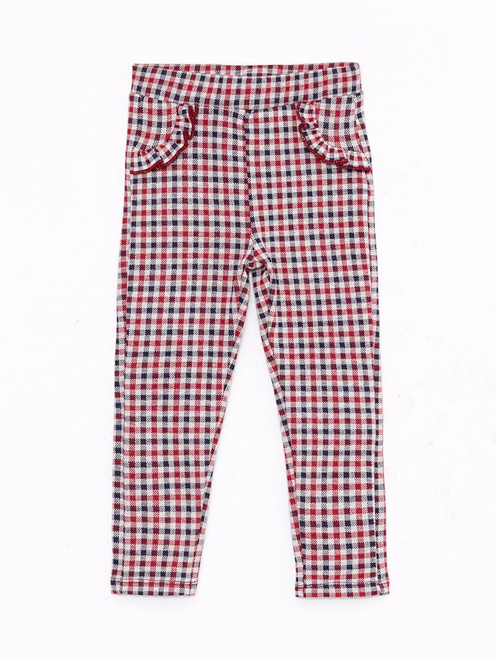 Elastic Waist Plaid Patterned Baby Girl Tights