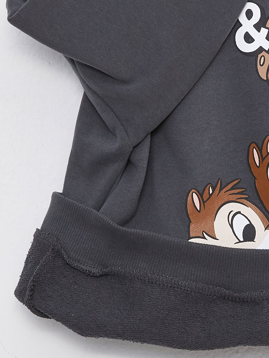 Crew Neck Long Sleeve Chip'n Dale Printed Baby Boy Sweatshirt and Pants 2-Pack Set-3