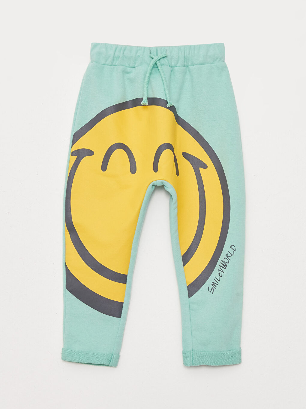 Crew Neck Long Sleeve SmileyWorld Printed Baby Boy Sweatshirt and Pants 2-Pack Set-5