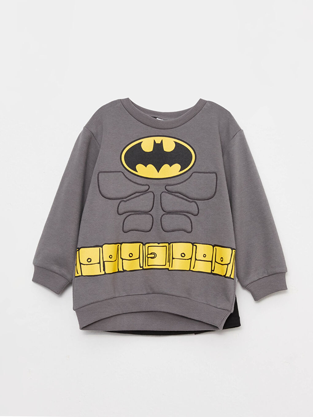 LC Waikiki Crew Neck Long Sleeve Batman Printed Baby Boy Costume -W2HO15Z1-H9V