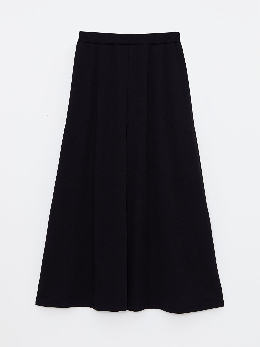 Women's Elasticated Waist Plain Skirt-6