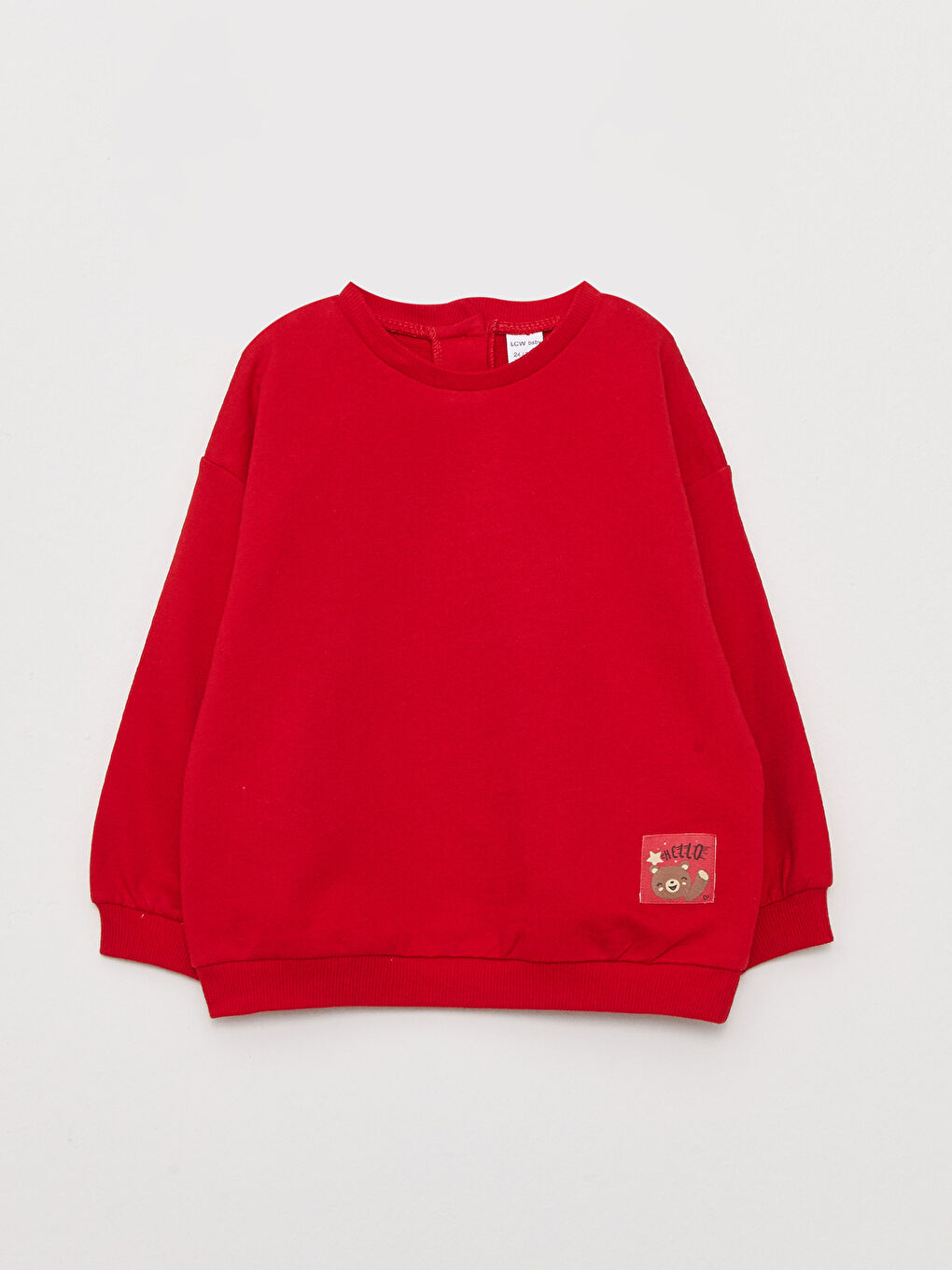 Crew Neck Long Sleeve Printed Baby Girl Sweatshirt 3-pack-5