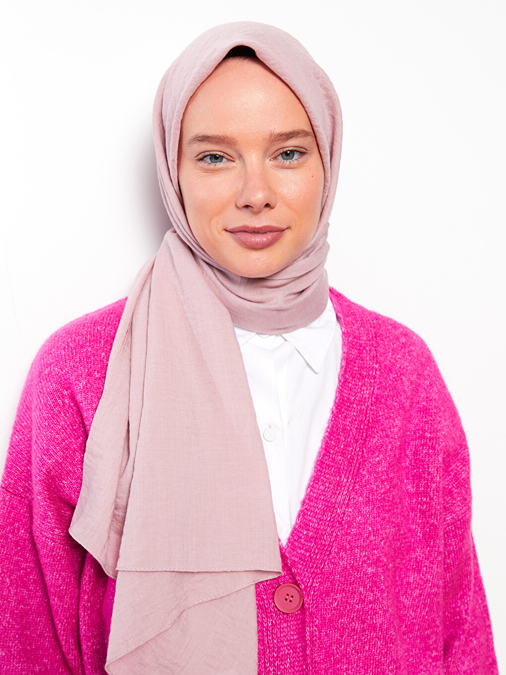 Plain Woven Women's Scarf-3