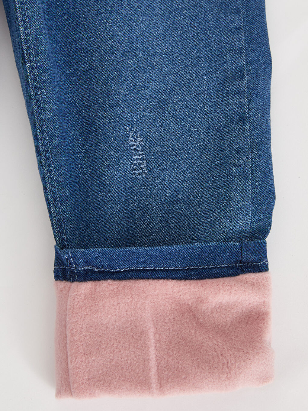 Elasticated Waist Basic Baby Girls' Jeans-3