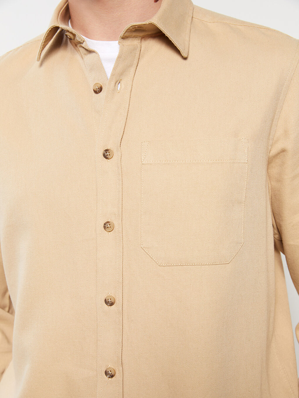 Regular Fit Long Sleeve Men's Shirt-3