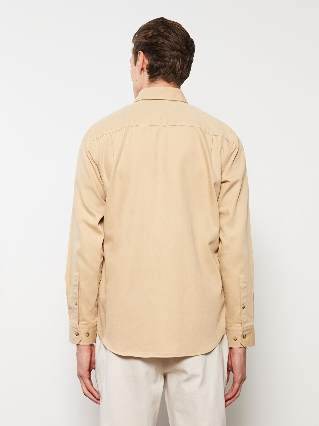 Regular Fit Long Sleeve Men's Shirt-4