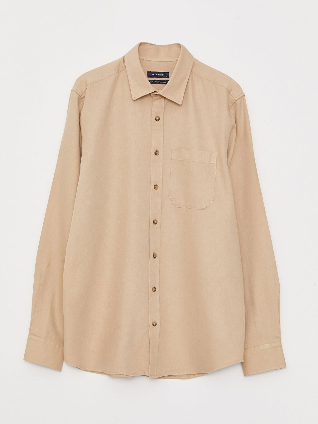 Regular Fit Long Sleeve Men's Shirt-5