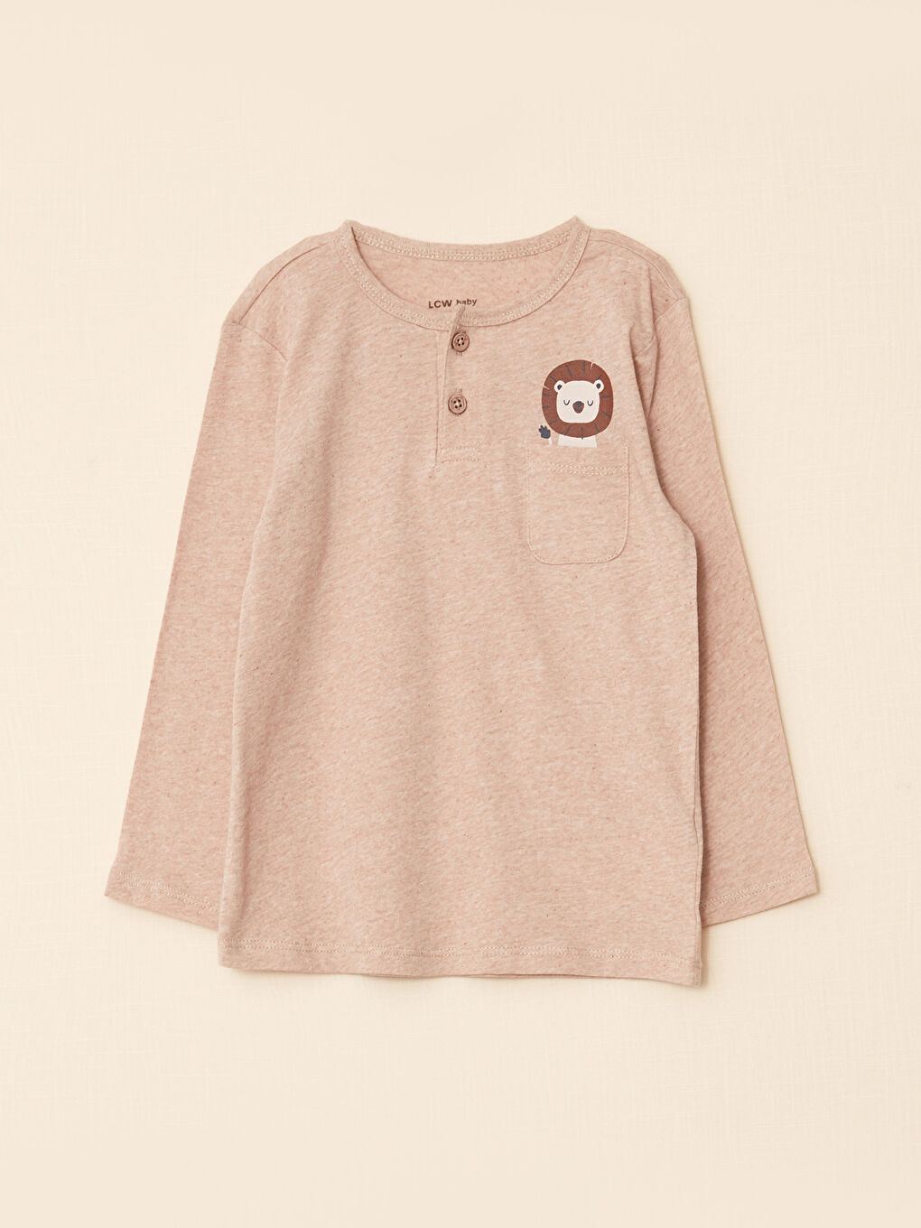 Kahverengi Bisiklet Yaka Uzun Kollu Baskılı Erkek Bebek Pijama Takım-1