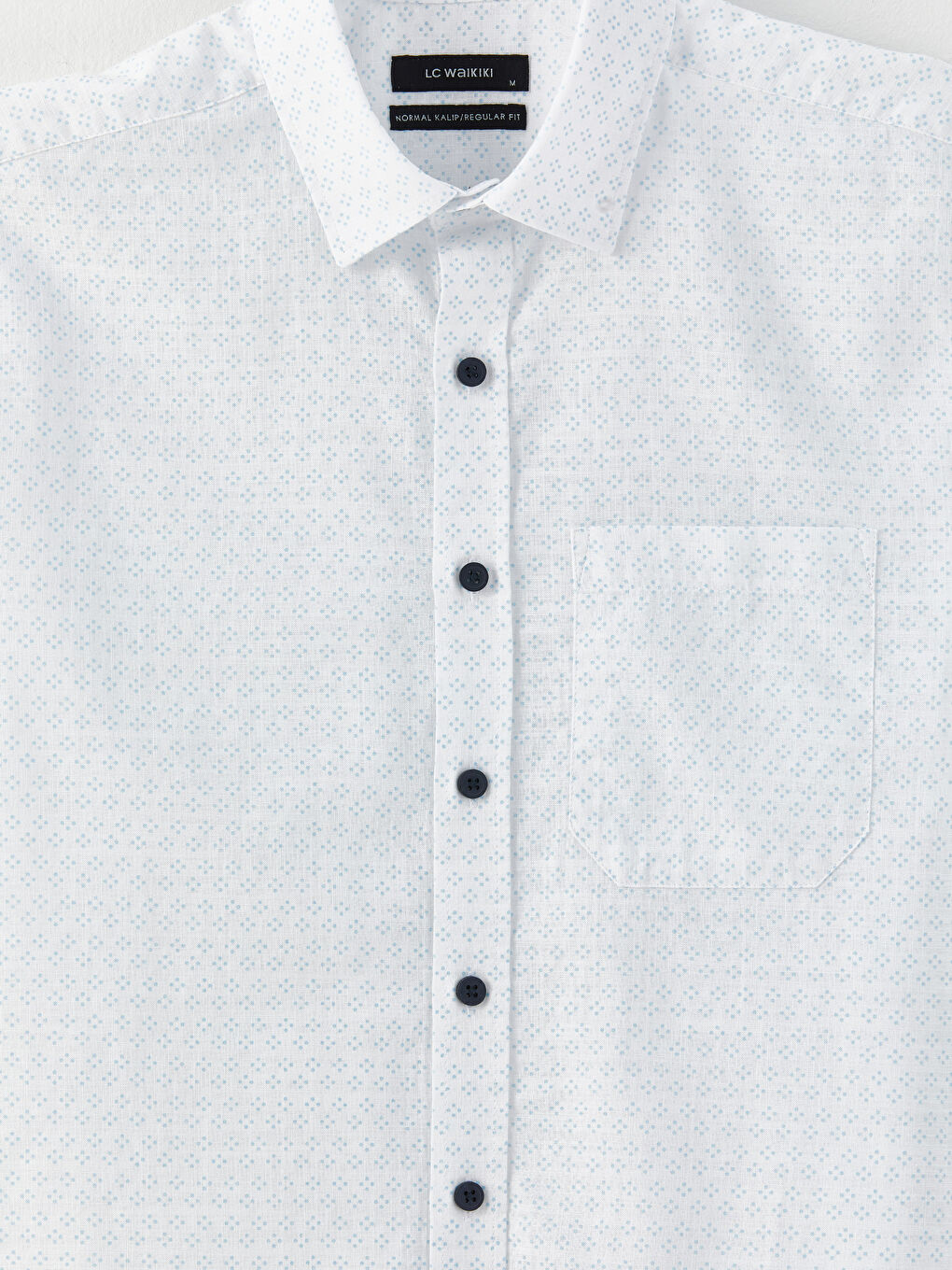 Mavi Regular Fit Uzun Kollu Desenli Erkek Gömlek-7