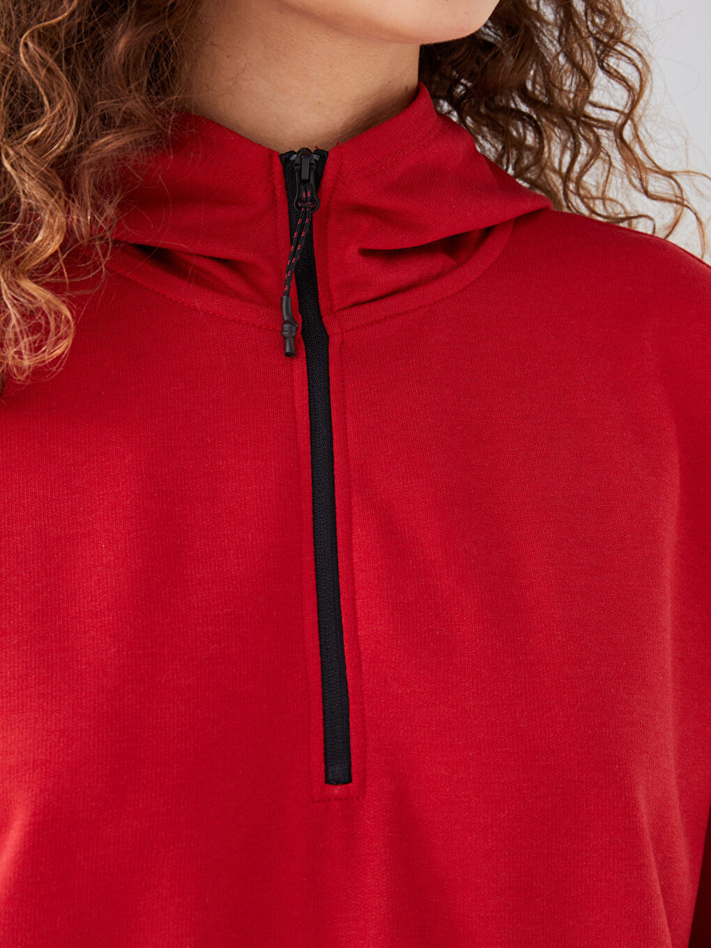 Hooded Printed Long Sleeve Women's Sweatshirt-3
